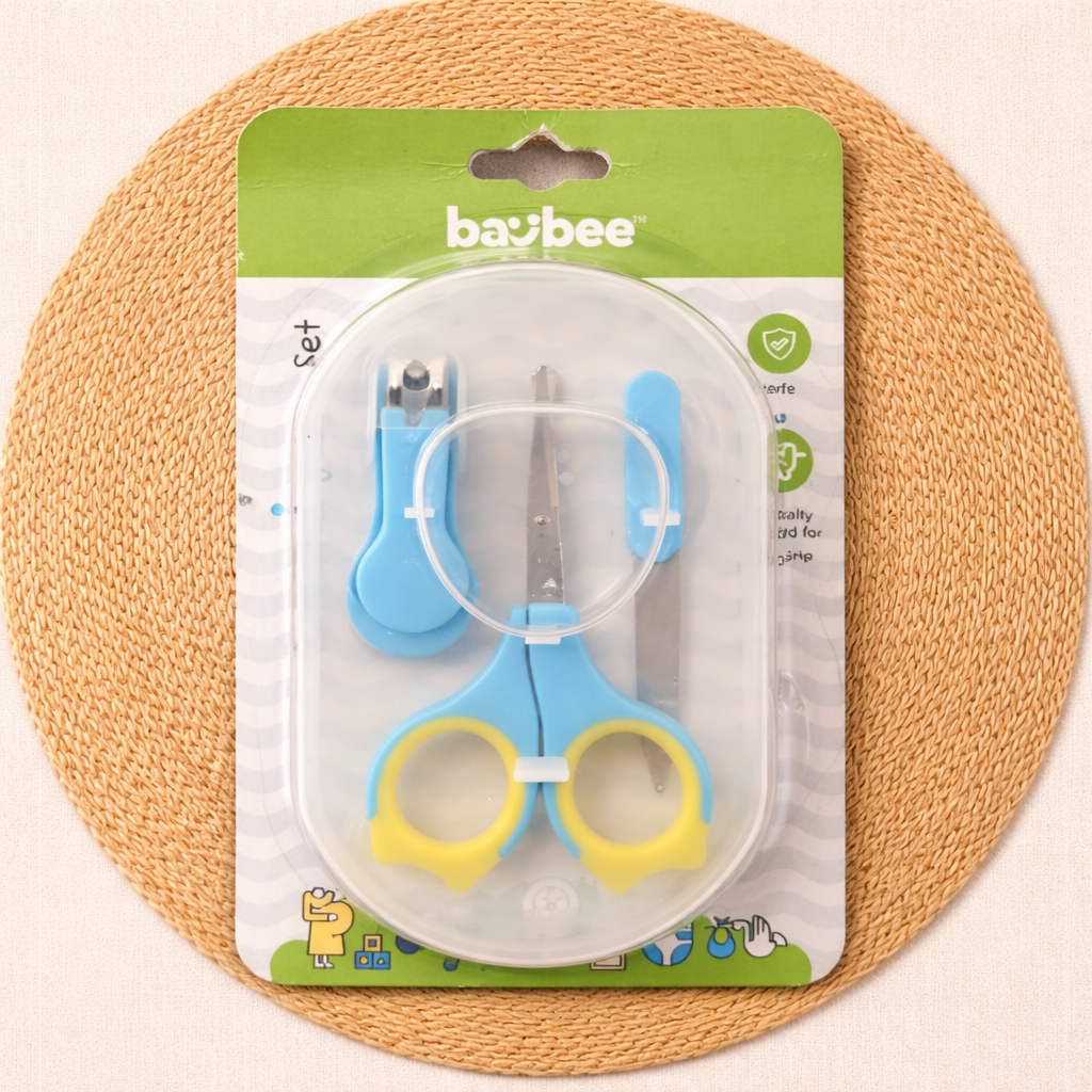 Baby Grooming Set 3-in-1 | Newborn Nail Care Kit with Scissors code:NBE